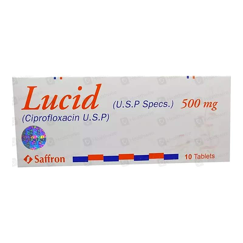 Lucid (500Mg) 10 Tablets — authentic medicine packaging