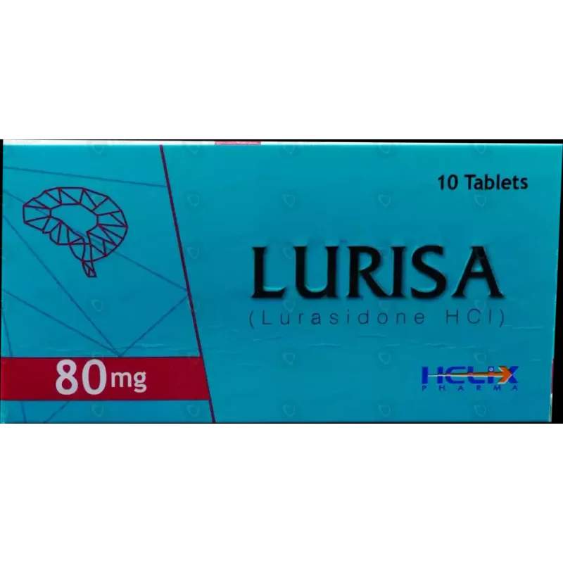 Lurisa (80Mg) 10 Tablets — authentic medicine packaging