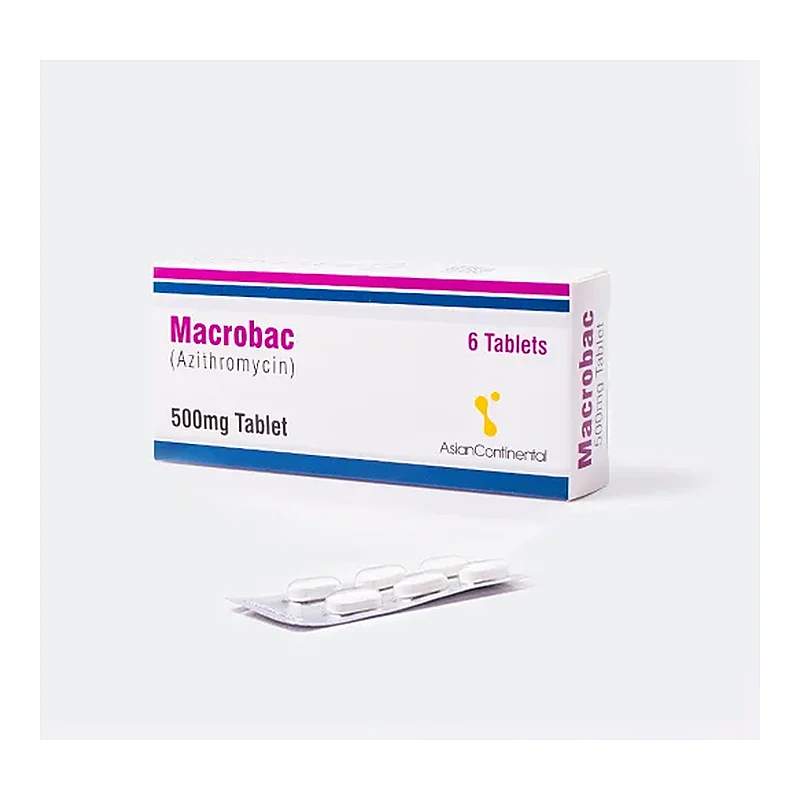 Macrobac (500Mg) 6 Tablets — authentic medicine packaging