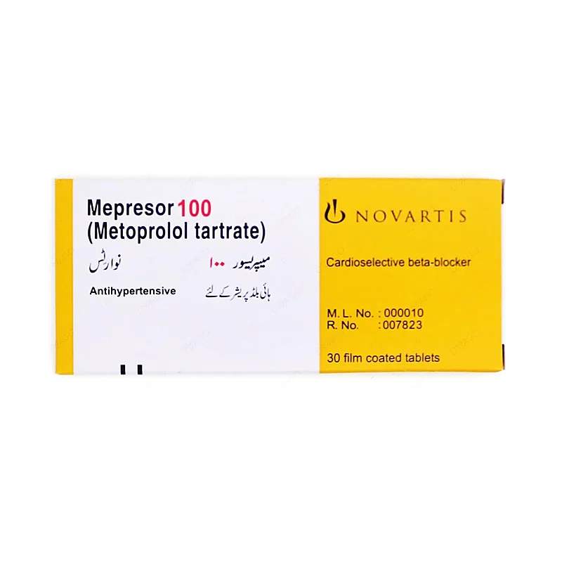 Mepresor (100Mg) 30 Tablets — authentic medicine packaging