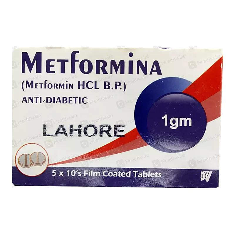 Metformina (500Mg) 50 Tablets