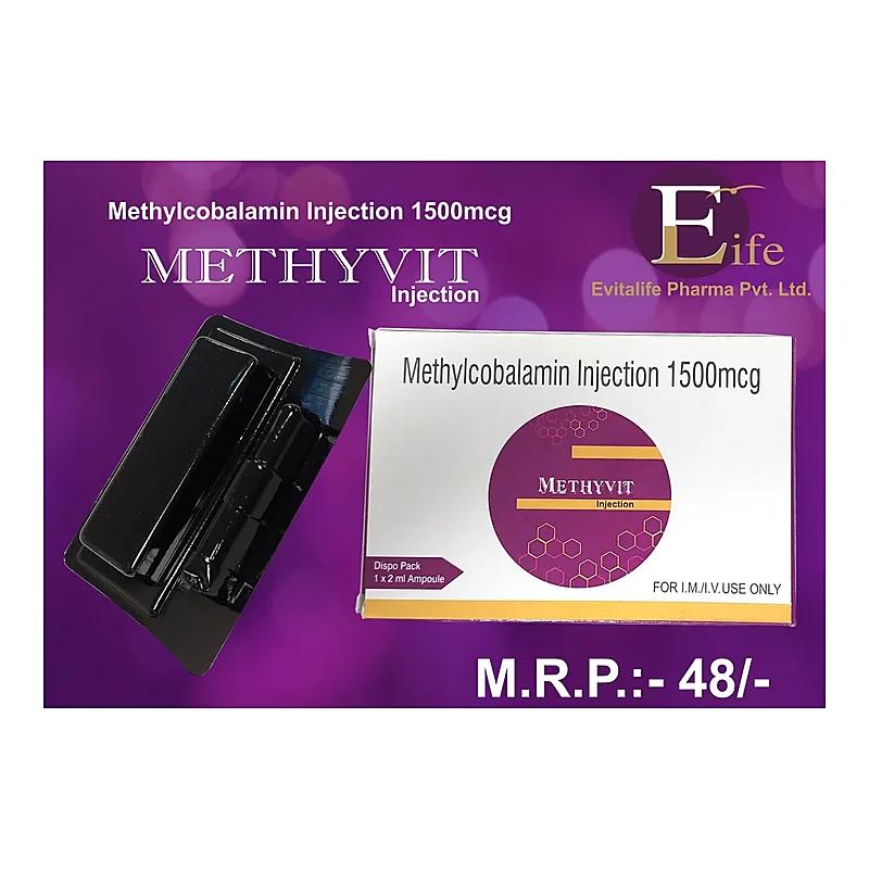 Methyvit (500Mcg) 1Ml, 10 Injections