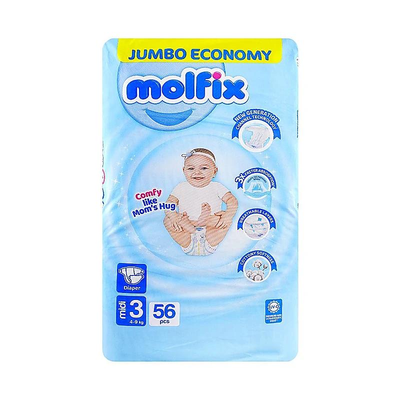 Molfix Jumbo Diaper 3 No (56Pcs)