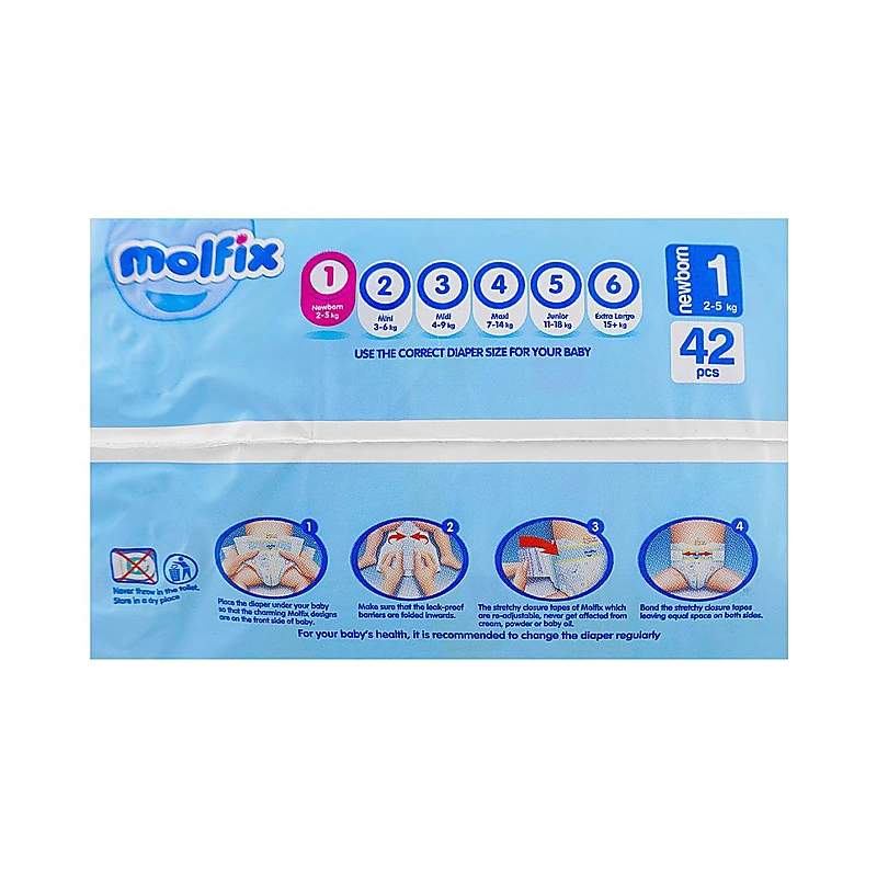 Molfix Twin Diaper 4 No (25Pcs) — authentic medicine packaging