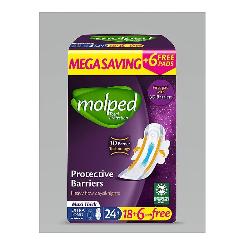 Molped Total Protection Extra Long 16 Pads