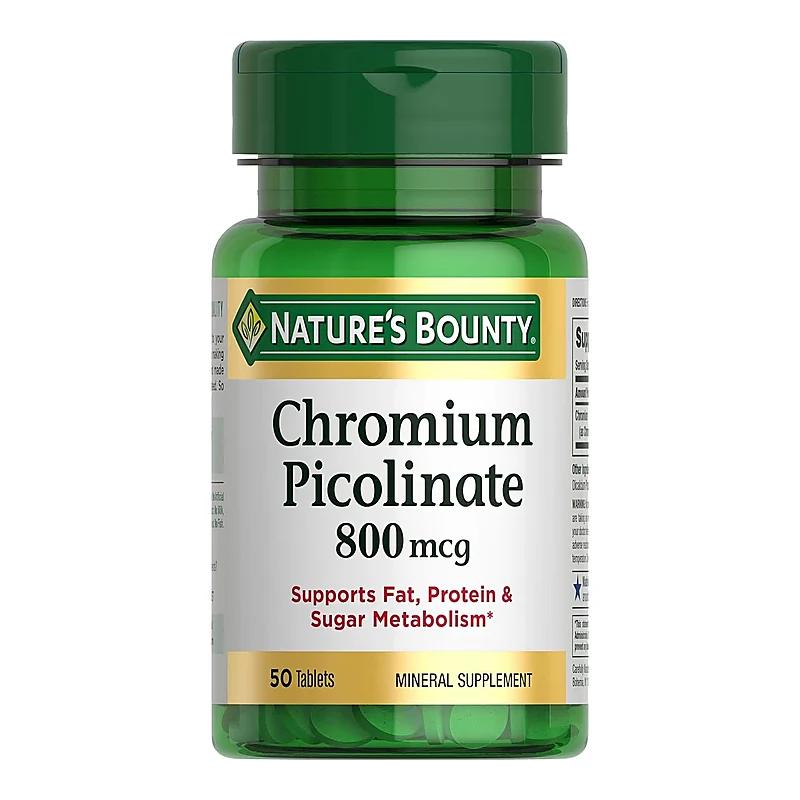 Nature'S Bounty Chromium Picolinate (800Mcg) 50 Tablets