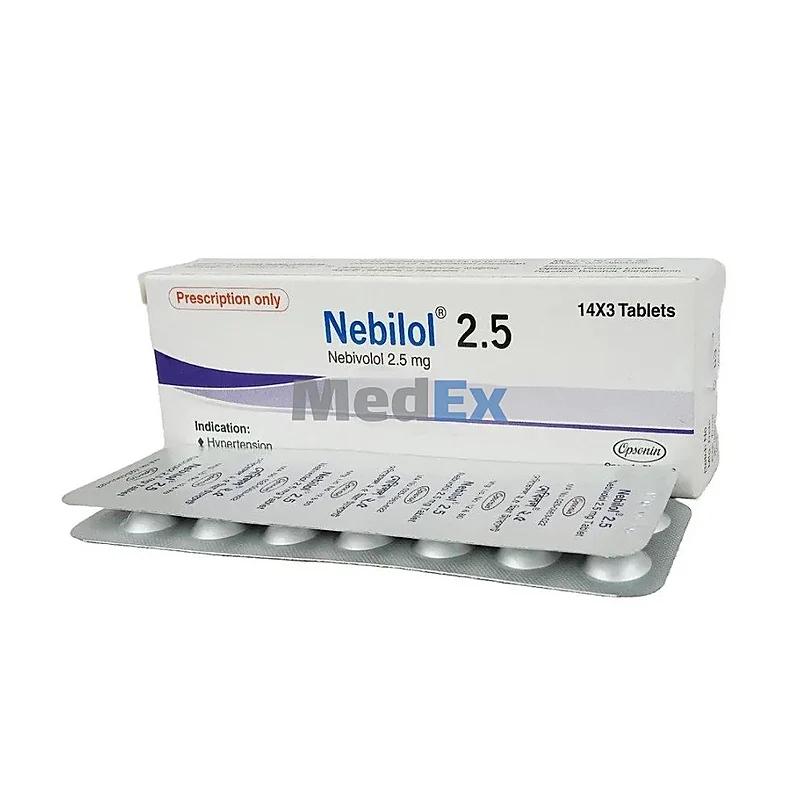 Nebilol (2.5Mg) 14 Tablets