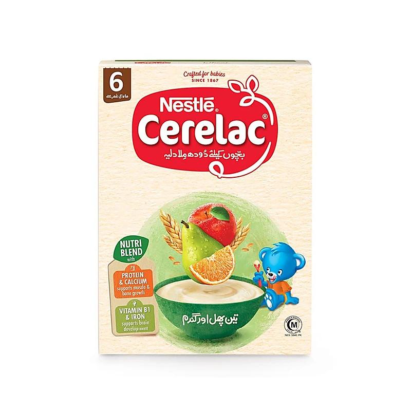 Nestle Cerelac (3 Fruits & Wheat) 350G Baby Cereal