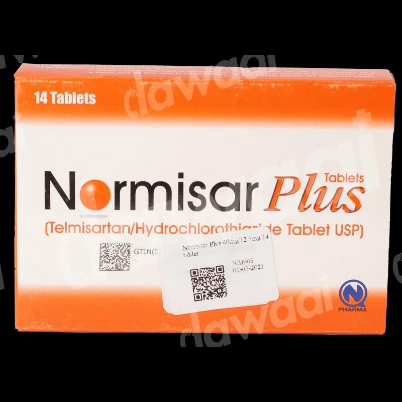 Normisar Plus (40/12.5Mg) 14 Tablets