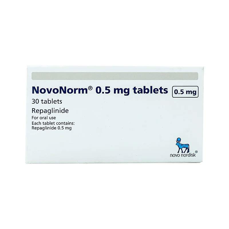 Novonorm (0.5Mg) 30 Tablets — authentic medicine packaging