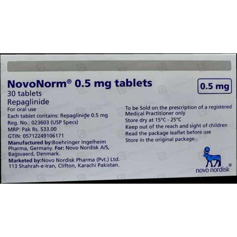 Novonorm (2Mg) 30 Tablets