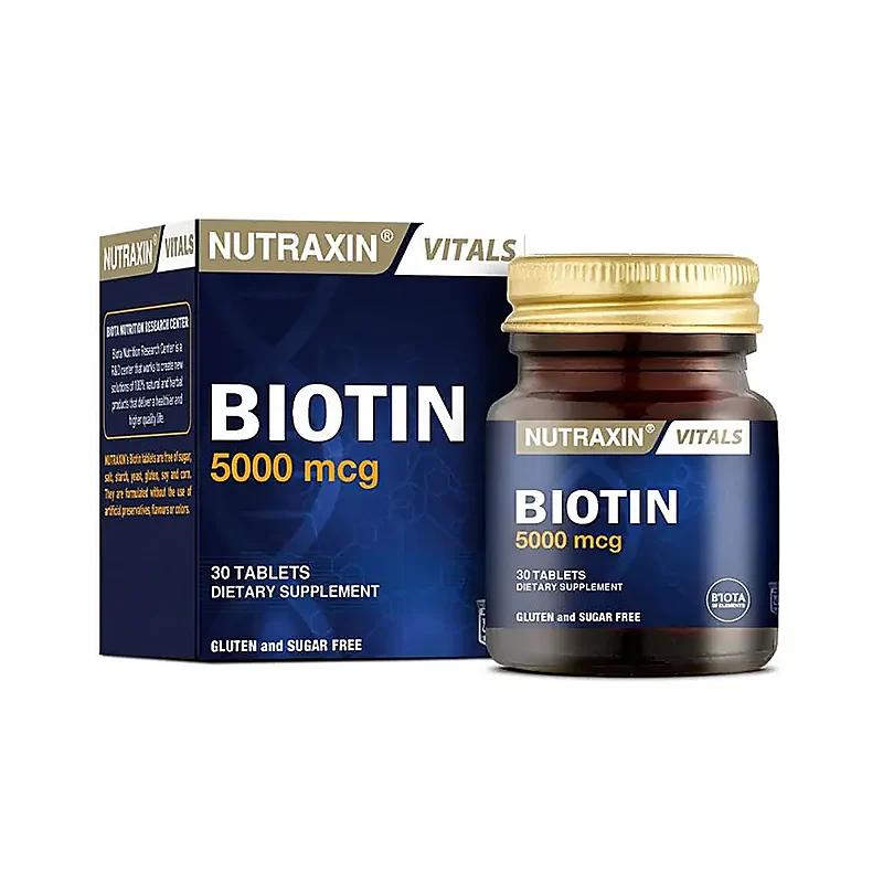 Nutraxin Biotin (5000Mcg) 30 Tablets