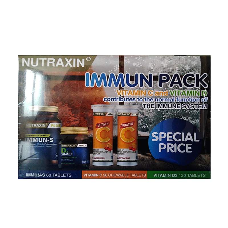 Nutraxin Omega 3 + Coq-10 (60) Tablets β authentic medicine packaging