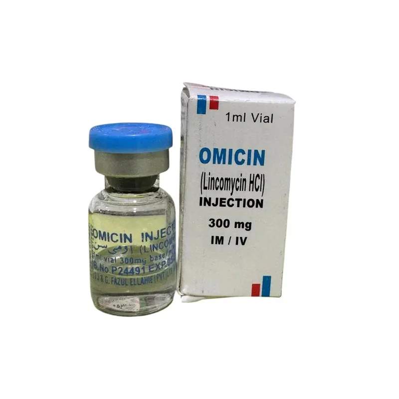Omicin (300Mg/Ml) 1 Vial Injection — authentic medicine packaging