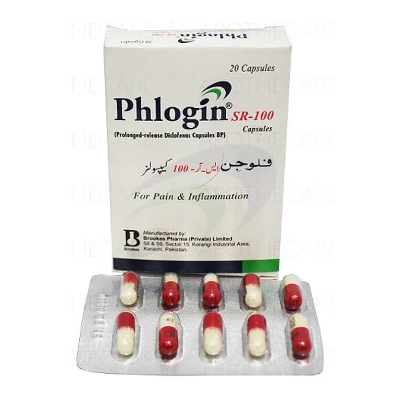 Phlogin Sr (100Mg) 20 Capsules