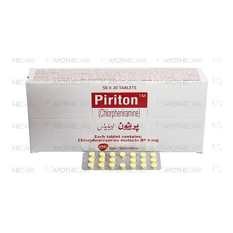 Piriton (4Mg) 100 Tablets