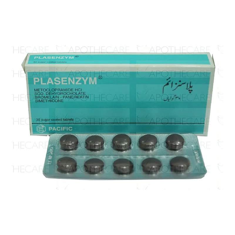 Plasenzym 30 Tablets — authentic medicine packaging