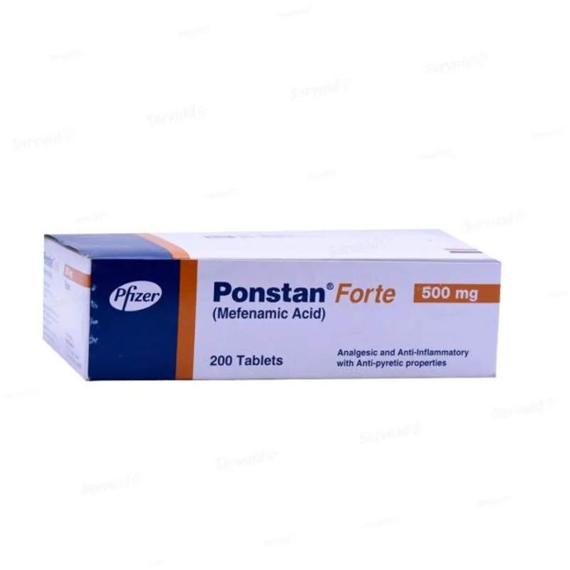 Ponstan Forte (500Mg) 200 Tablets — authentic medicine packaging