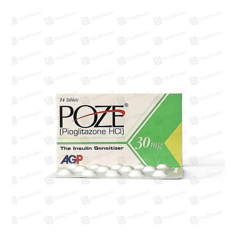 Poze (30Mg) 14 Tablets