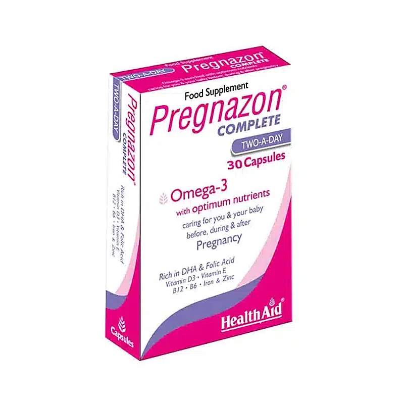 Pregnazone Complete (30S) Capsules — authentic medicine packaging