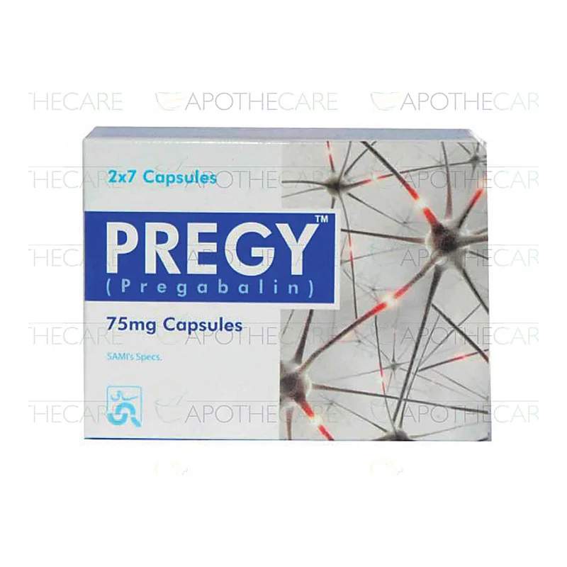 Pregy (150Mg) 14 Capsules — authentic medicine packaging