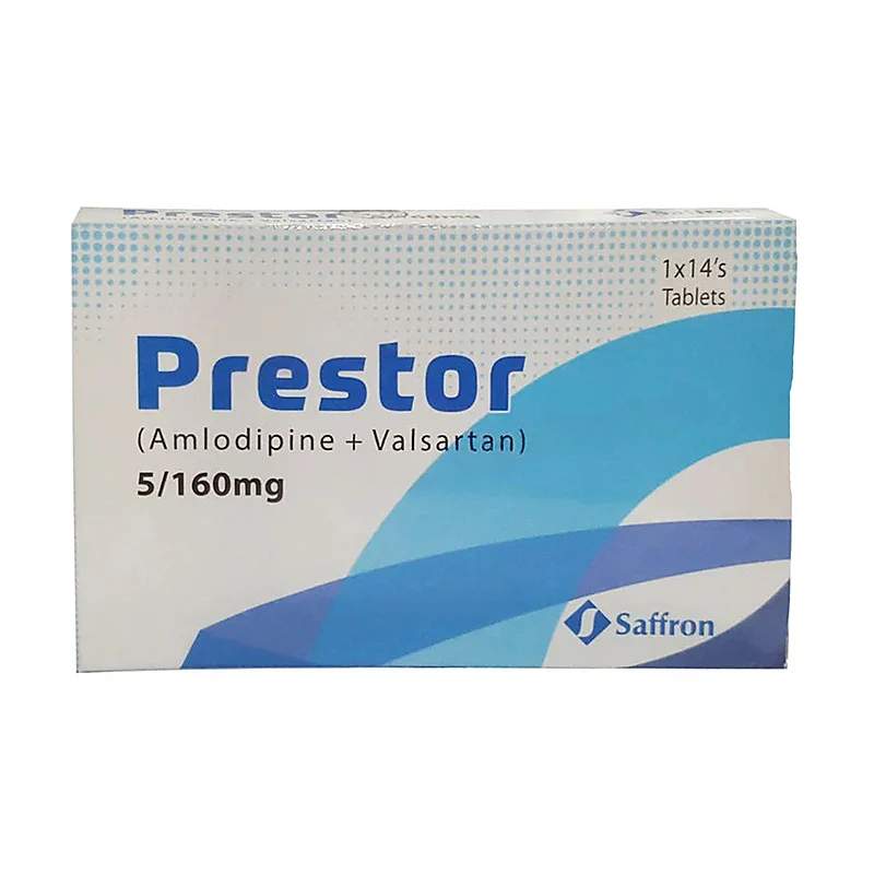 Prestor (5Mg/160Mg) 14 Tablets — authentic medicine packaging