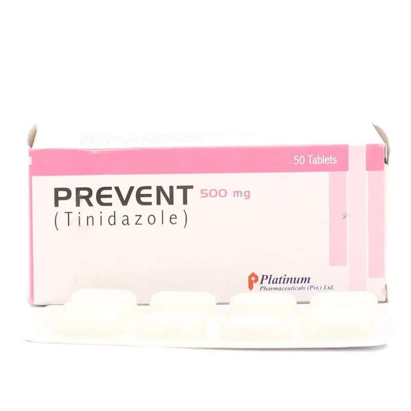 Prevent (500Mg) 50 Tablets — authentic medicine packaging