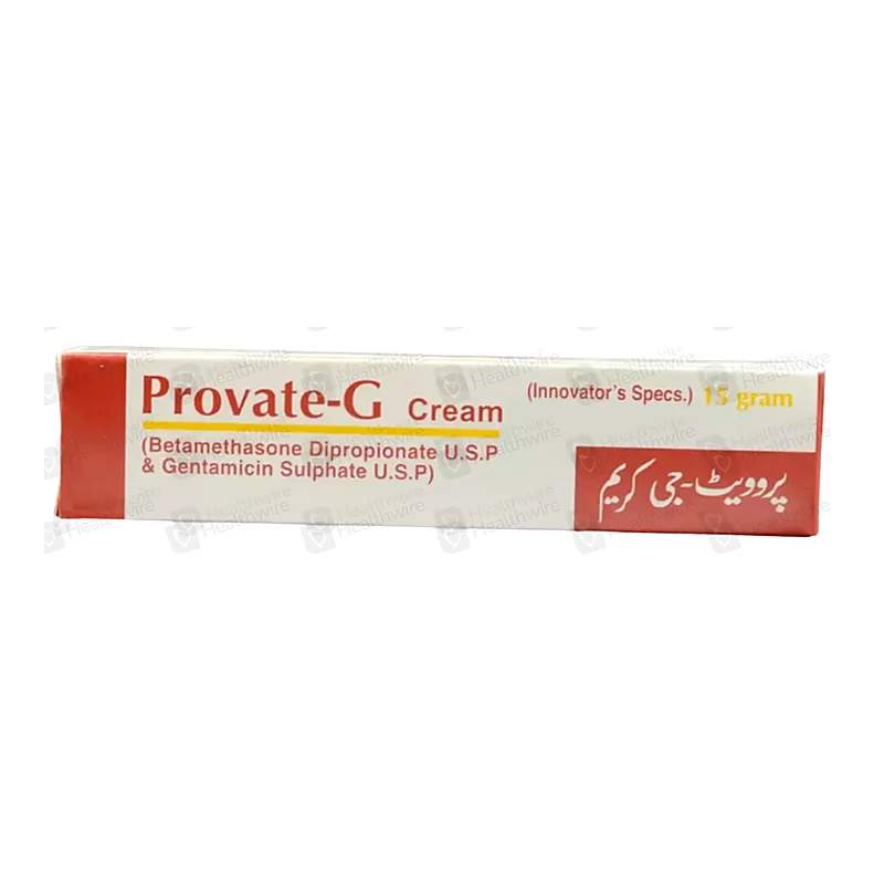 Provate (0.05%) 15G Cream — authentic medicine packaging