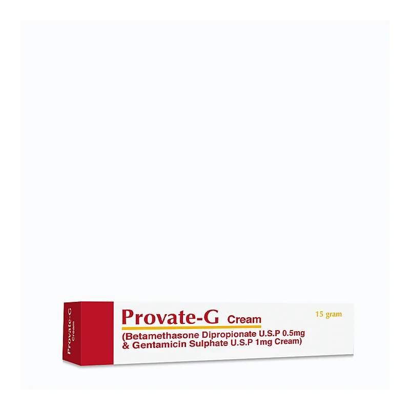 Provate G (0.05/0.1%) 15G Cream — authentic medicine packaging