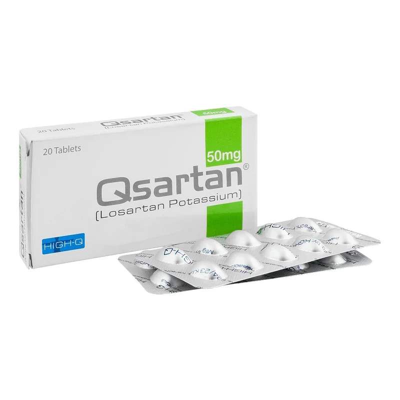 Qsartan (50Mg) 20 Tablets — authentic medicine packaging