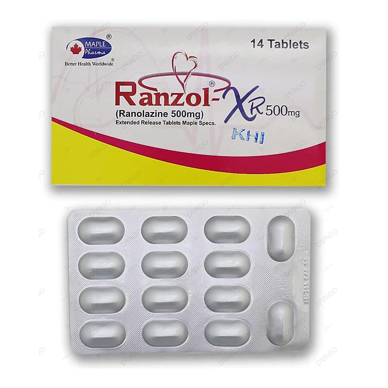 Ranzol Xr (500Mg) 14 Tablets