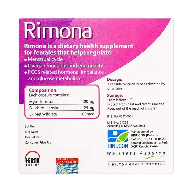 Rimona 12 Sachets — authentic medicine packaging