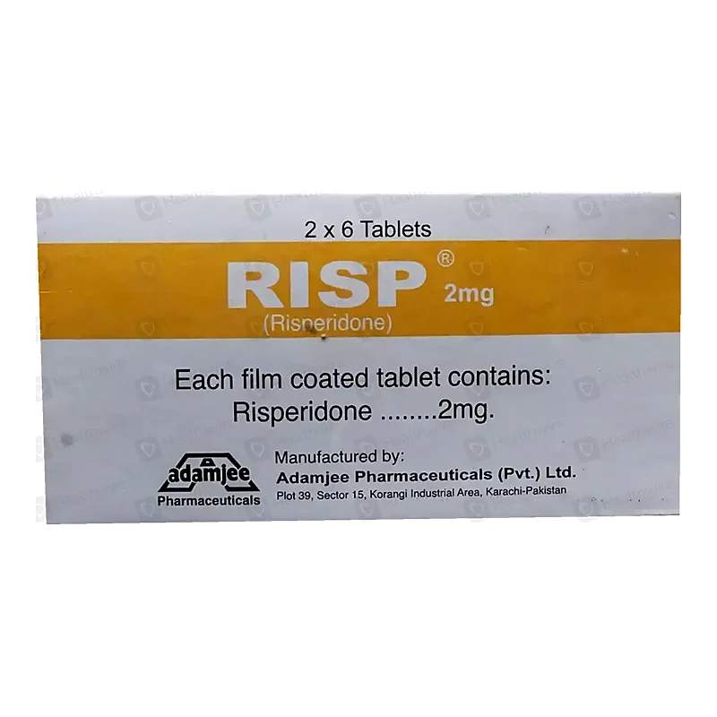Risp (2Mg) 12 Tablets — authentic medicine packaging