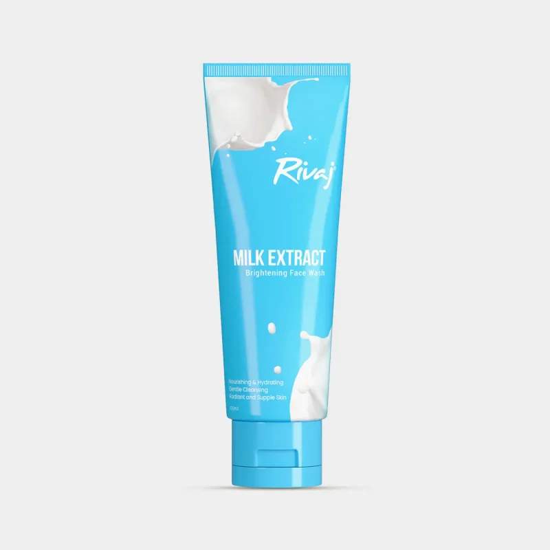 Rivaj Whitening Milk Extract 100Ml Face Wash — authentic medicine packaging
