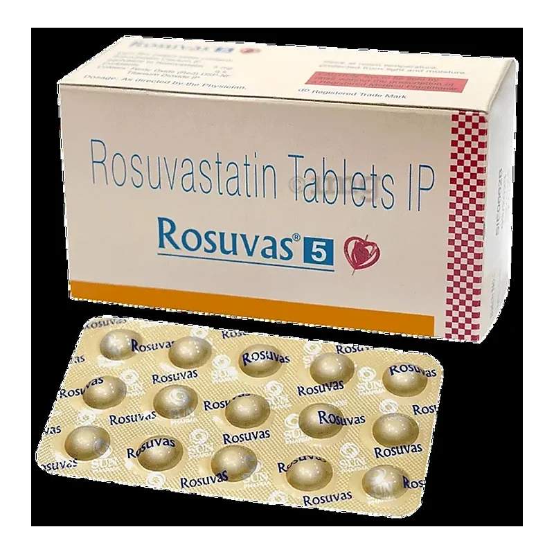 Rosuvax (5Mg) 10 Tablets — authentic medicine packaging