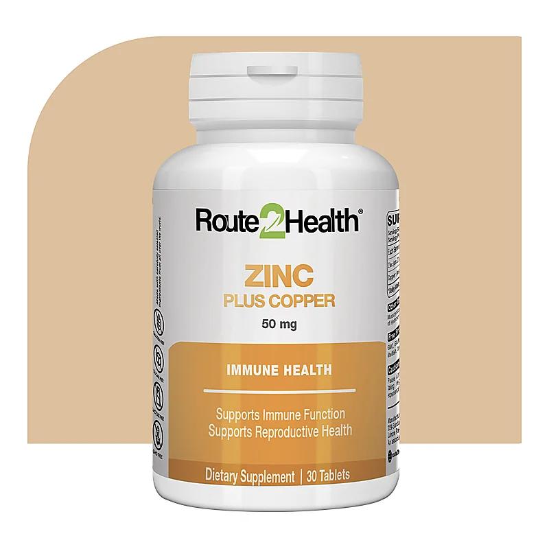 Route2Health Zinc Plus Copper 30S