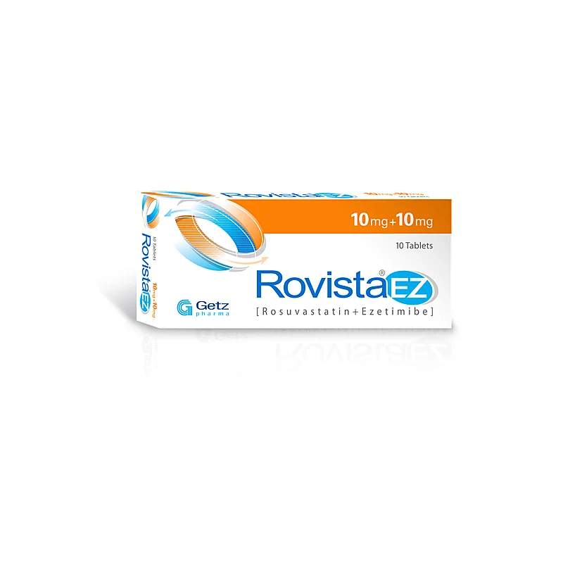Rovista Ez (10Mg/10Mg) 10 Tablets — authentic medicine packaging