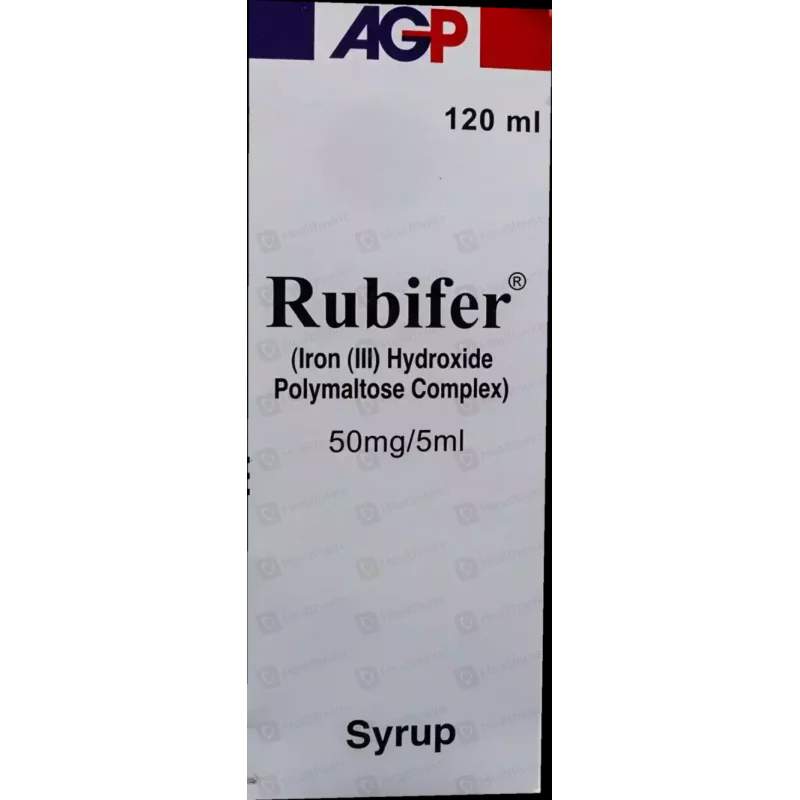 Rubifer (50Mg/5Ml) 120Ml Syrup — authentic medicine packaging