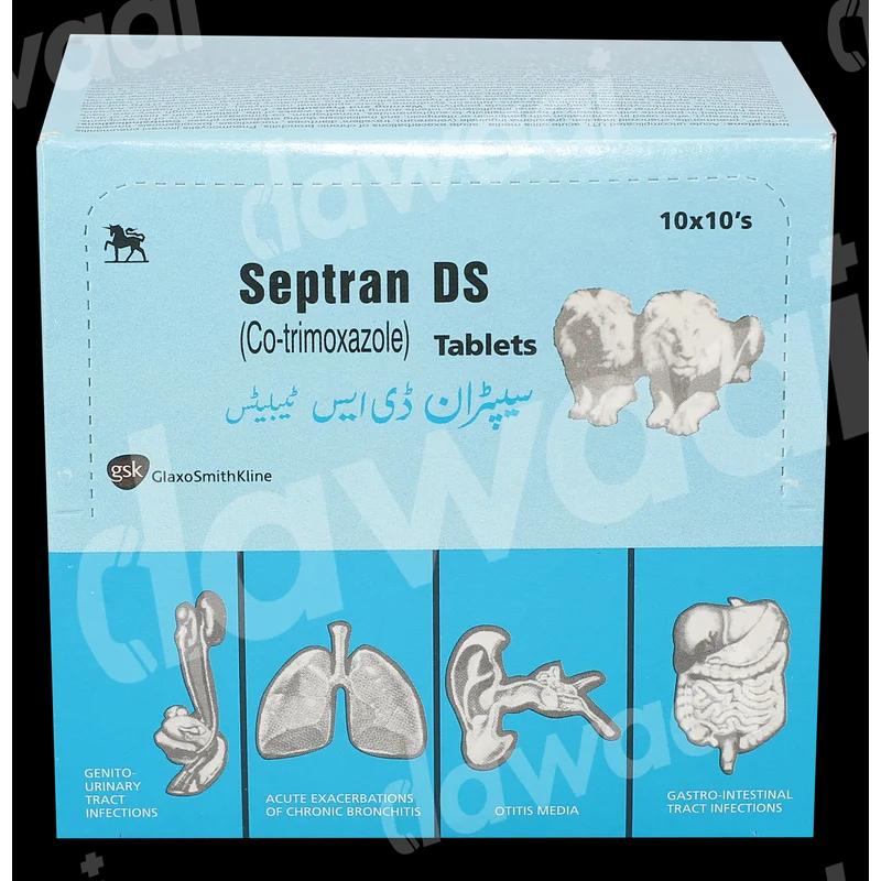 Septran Ds (160/800Mg) 100 Tablets