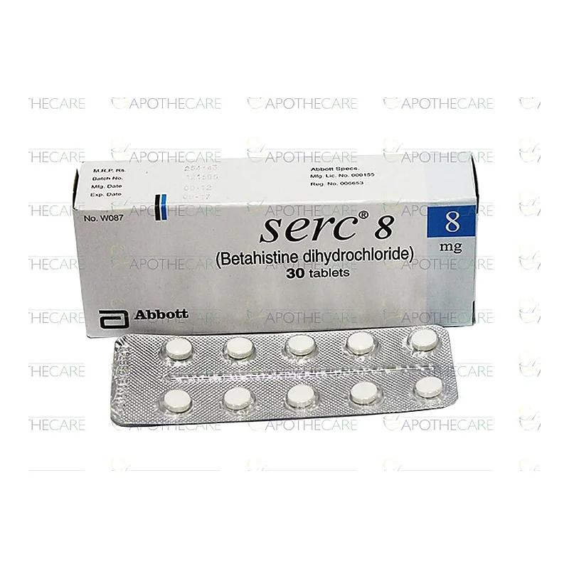 Serc (8Mg) 30 Tablets