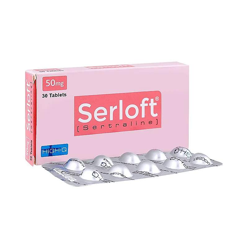 Serloft 50Mg Tab 30S — authentic medicine packaging