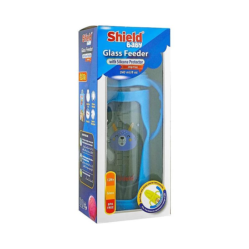 Shield Baby (240ml) Glass Feeder