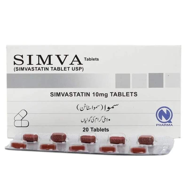 Simva (10Mg) 20 Tablets — authentic medicine packaging
