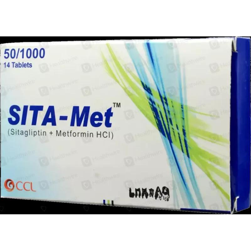 Sita-Met (50/1000Mg) 14 Tablets
