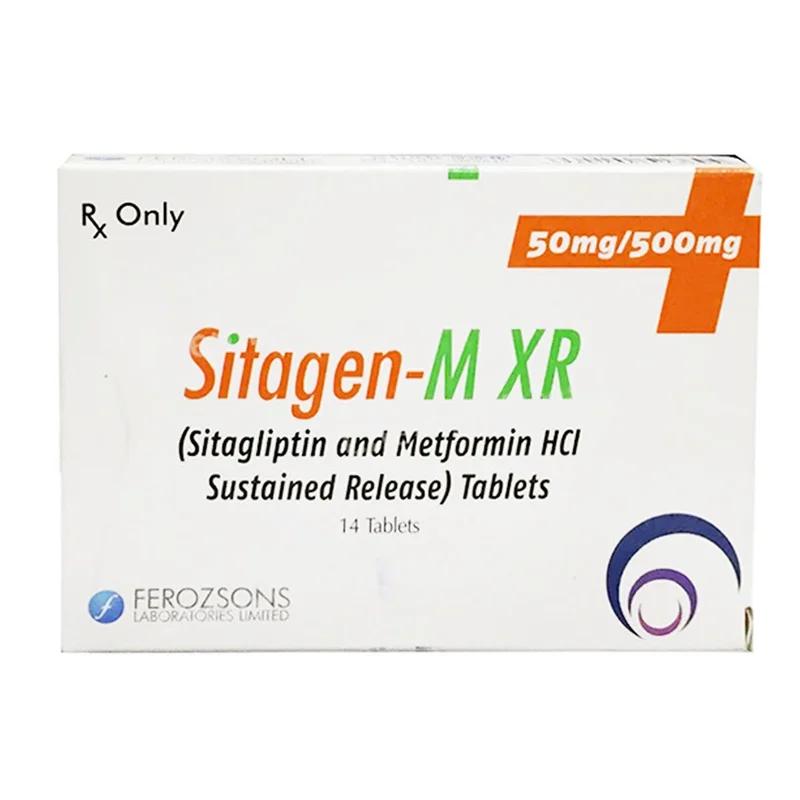 Sitagen-M Xr (50/1000Mg) 14 Tablets