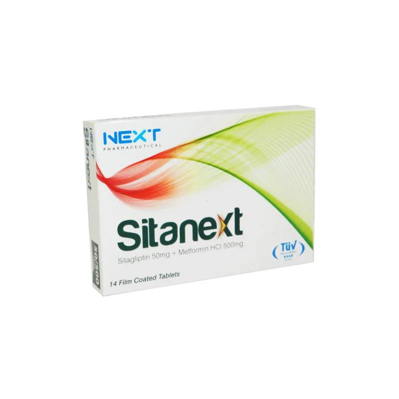 Sitanext (50/500Mg) 14 Tablets — authentic medicine packaging