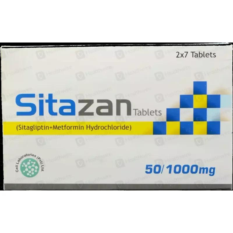 Sitazan (50/1000Mg) 14 Tablets