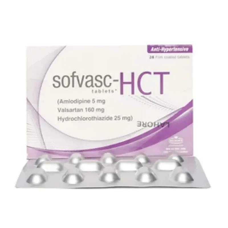 Sofvasc-Hct (10/160/25Mg) 28 Tablets — authentic medicine packaging