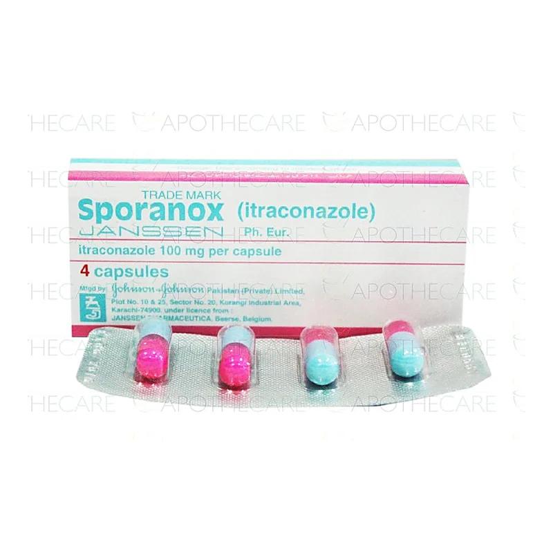 Sporanox (100Mg) 4 Capsules