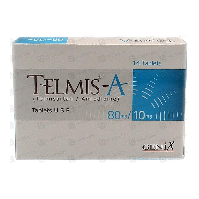 Telmis (80Mg) 10 Tablets